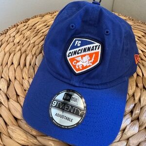 NWT New Era Adult FC Cincinnati Core Logo 9Twenty Blue Adjustable Hat